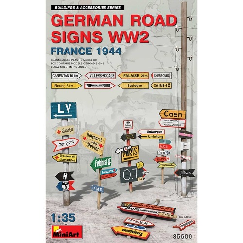 35600 1/35 German Road Signs WW2 (France 1944)