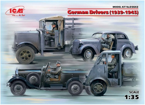 35642 1/35 German Drivers (1939-1945) (4 figures) (100% new molds)-차량 미포함
