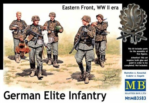 MB3583 1/35 German Elite Infantry Eastern Front, WWII era