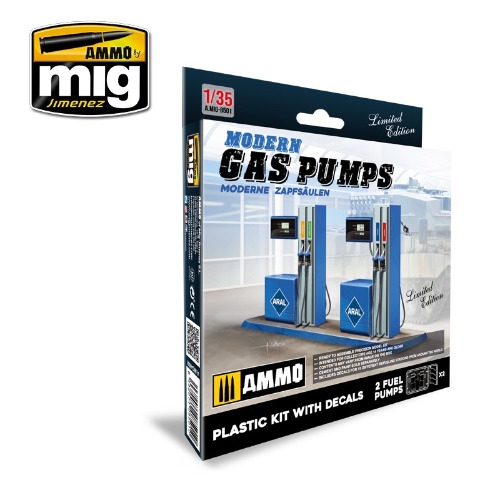 AMIG8501  1/35 Modern Gas Pumps Limited Edition