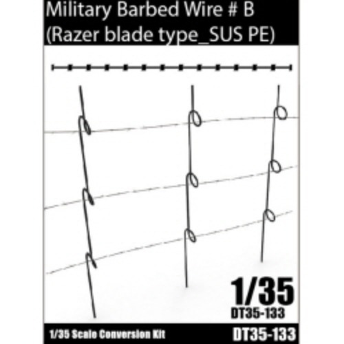 DT35133 1/35 Militay Barbed wire # B (Razer blade wire) 철조망