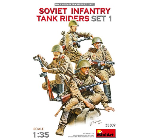 35309 1/35 Soviet Infantry Tank Riders Set 1