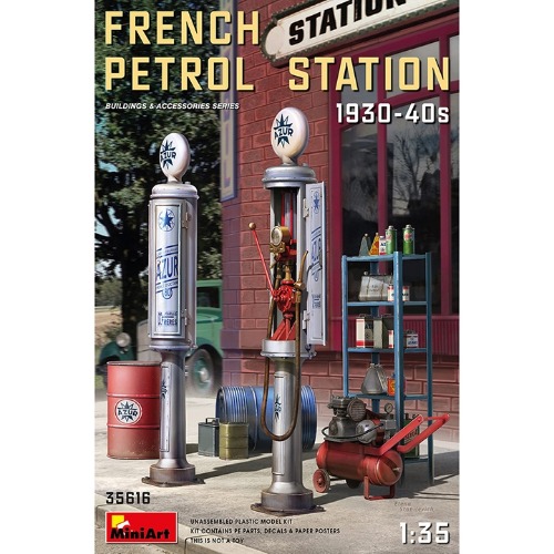 35616 1/35 France Petrol Station 1930-40S