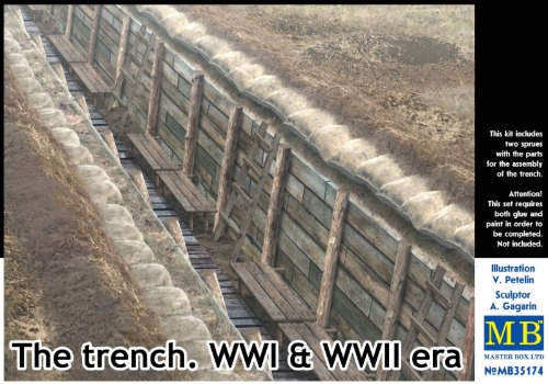 MB35174  1/35 The Trench. WWI &amp; WWII era