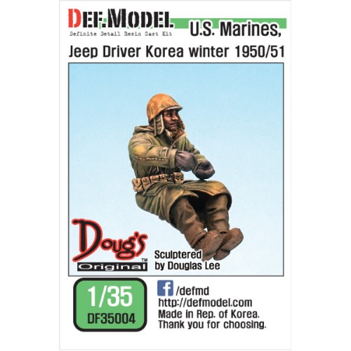 DF35004  1/35 USMC Jeep Driver Korea in Winter 1950/51