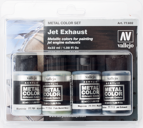Vallejo _ 77602 Metal Color Set _ Jet Exhaust