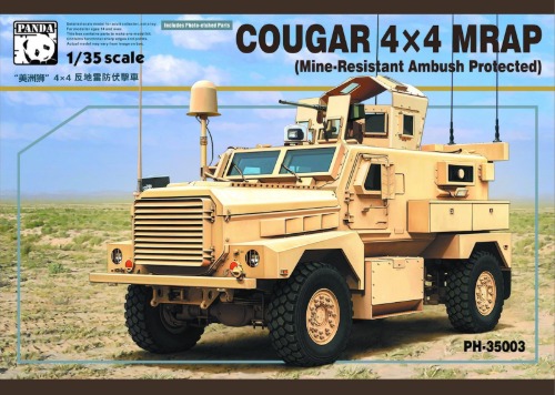 PH35003  1/35 COUGAR 4X4 MRAP (Mine-Resistant Ambush Protected)