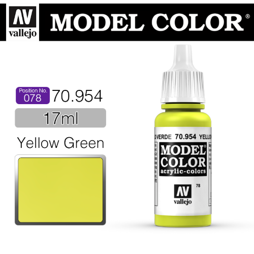 Vallejo _ [078] 70954 Model Color _ Yellow Green