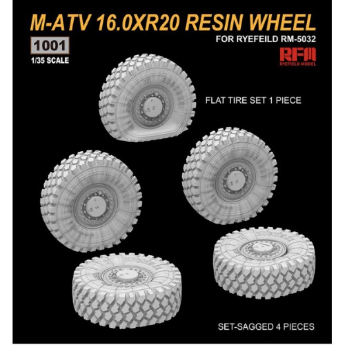 1/35 M-ATV 16.0 X R20 Resin Wheel