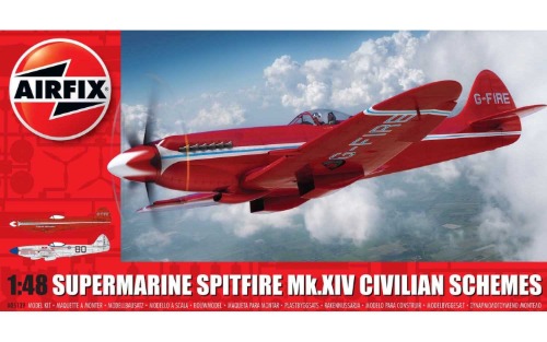 05139  1/48 Supermarine Spitfire Mk.XIV Civilian Schemes