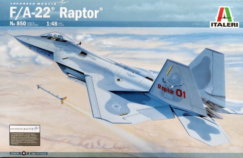850  1/48 F-22 Raptor