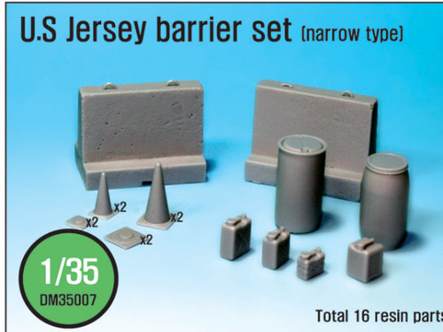 DM35007  US Jersey Barrier set (Narrow type)