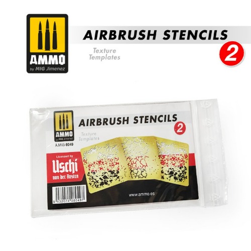 8049 Airbrush Stencil 2 에어브러시 스텐실 2