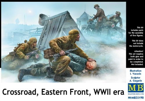 MB35190 1/35 Crossroad, Eastern Front, WWII era