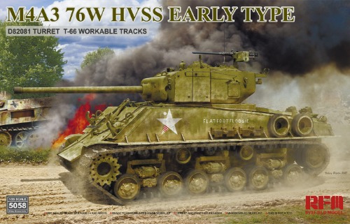 RM5058 1/35 M4A3 Sherman 76W HVSS Early D82081 turret
