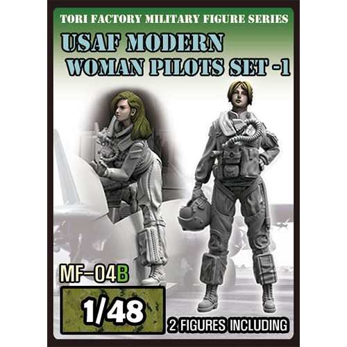 MF-04B 1/48 USAF Modern Woman Pilot Set