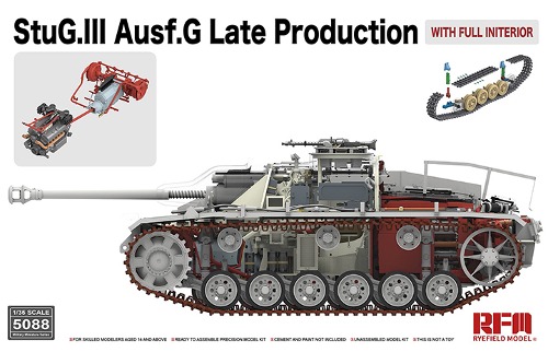 RM5088 1/35 StuG.III Ausf.G Late Production with Full Interior