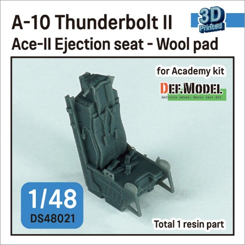 DS48021  1/48 A-10 Thunderbolt II Ace-II Ejection Seat (Wool Pad) for Academy
