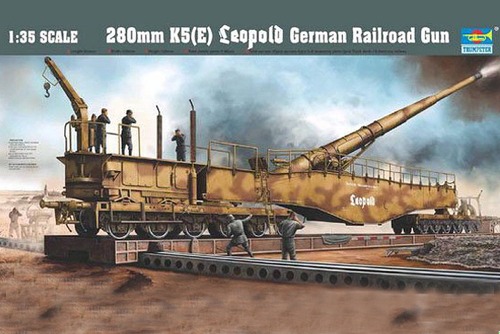 00207 1/35 280mm K5(E) Leopold German Railroad Gun