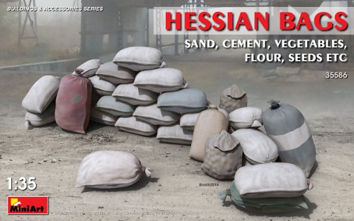 35586 1/35 Hessian Bags(Sand,Cement,Vegetables,Flour,Seeds etc)