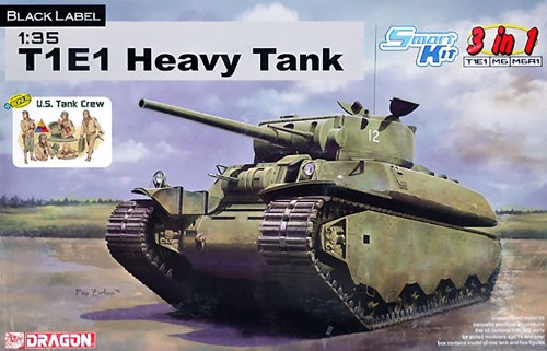6936 1/35 T1E1 Heavy Tank (3 in 1) - Black Label Series
