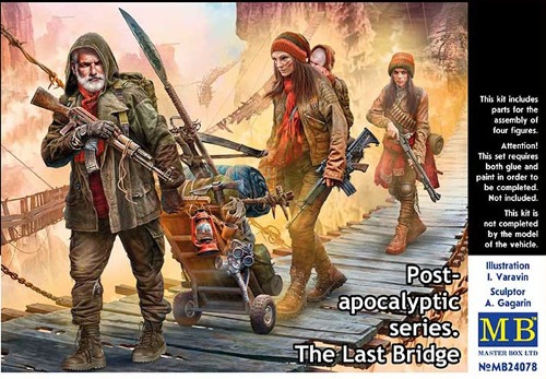 24078 1/24 Post-apocalyptic series. The Last Bridge