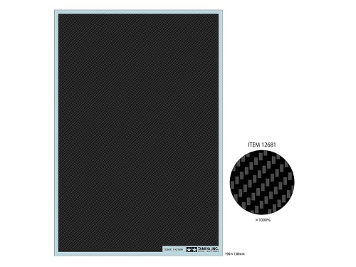 12681  CARBON PATTERN DECAL (TWILL WEAVE/FINE)