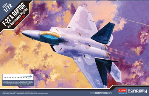 12423   1/72 F-22A AIR DOMINANCE FIGHTER