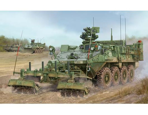 01574  1/35 M1132 Stryker Engineer Squad Vehicle w/LWMR-Mine Roller/SOB