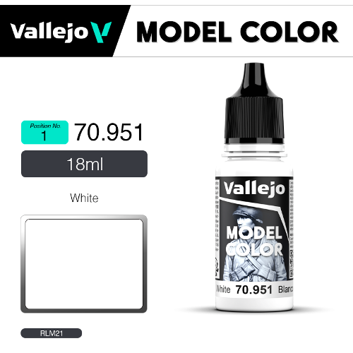 Vallejo Model Color _ [001] 70951 _ White