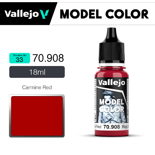 Vallejo Model Color _ [033] 70908 _ Carmine Red
