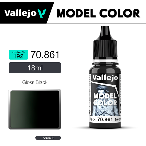 Vallejo Model Color _ [192] 70861 _ Gloss Black