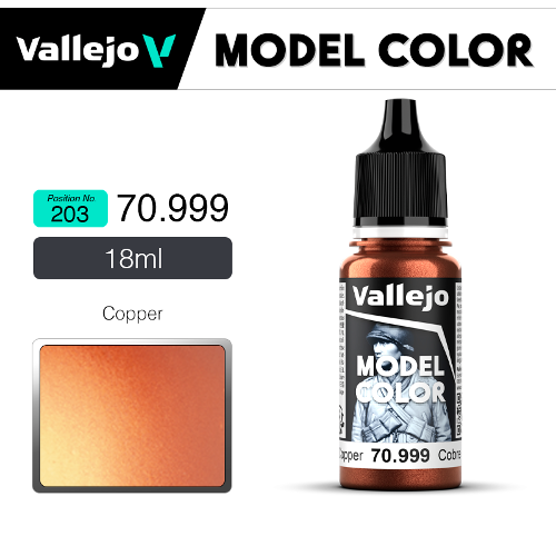Vallejo Model Color _ Metallic _ [203] 70999 _ Copper