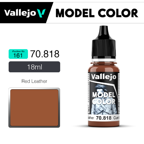 Vallejo Model Color _ [161] 70818 _ Red Leather