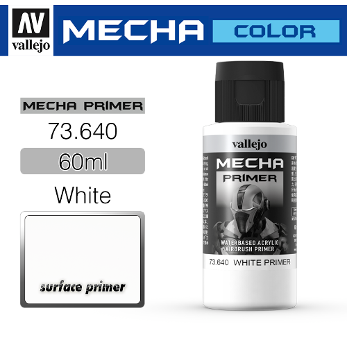 Vallejo _ 73640 Mecha Color _ Primer _ 60ml _ White
