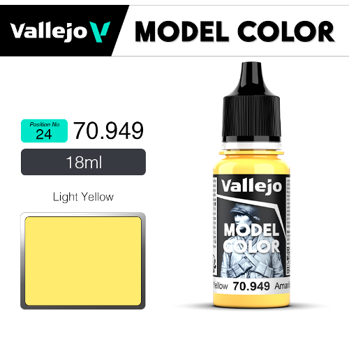 Vallejo Model Color _ [024] 70949 _ Light Yellow