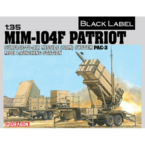 3563 1/35 MIM-104F PATRIOT SURFACE-TO-AIR MISSILE (SAM) SYSTEM PAC-3 M901 LAUNCHING STATION (Black Label)