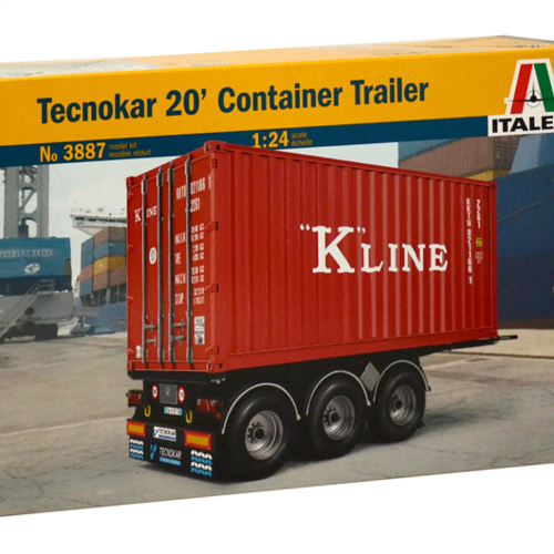 3887   1/24 Tecnokar 20’ Container Traile