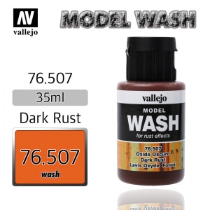 76507 Model Wash _ Dark Rust