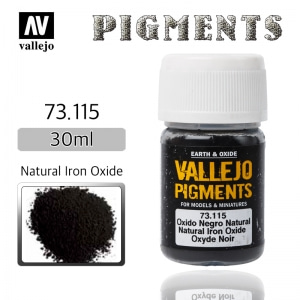 73115 Pigments _ Natural Iron Oxide 천연 산화철 표현