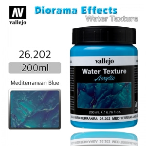 26202 Diorama Effects _ Water Texture _ 200ml _ Mediterranean Blue