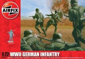 1705 1/72 WWII German Infantry w/Pak Gun 