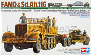 35246  1/35 German 18ton Heavy Half-Track Famo &amp; Tank Transporter Sd.Ah.116