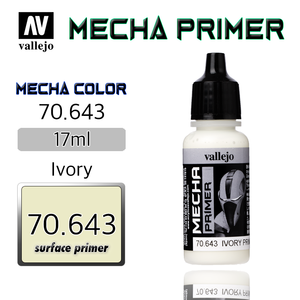 Vallejo _ 70643 Mecha Color _ Primer _ 17ml _ Ivory