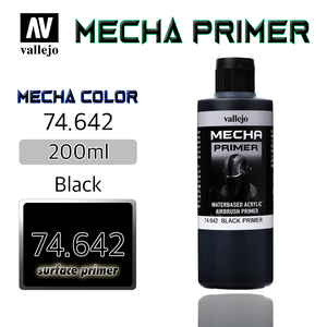 Vallejo _ 74642 Mecha Color _ Primer _ 200ml _ Black