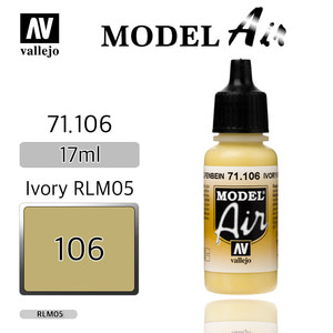Vallejo _ 71106 Model Air _ Ivory RLM05