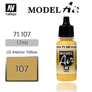 Vallejo _ 71107 Model Air _ US Interior Yellow