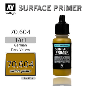 Vallejo _ 70604 Surface Primer _ 17ml _ German Dark Yellow