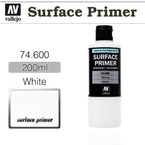 Vallejo _ 74600 Surface Primer _ 200ml _ White