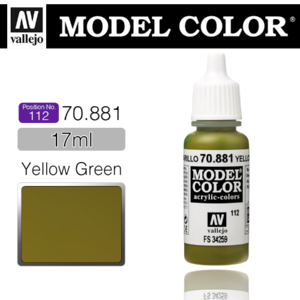 Vallejo _ [112] 70881 Model Color _ Yellow Green